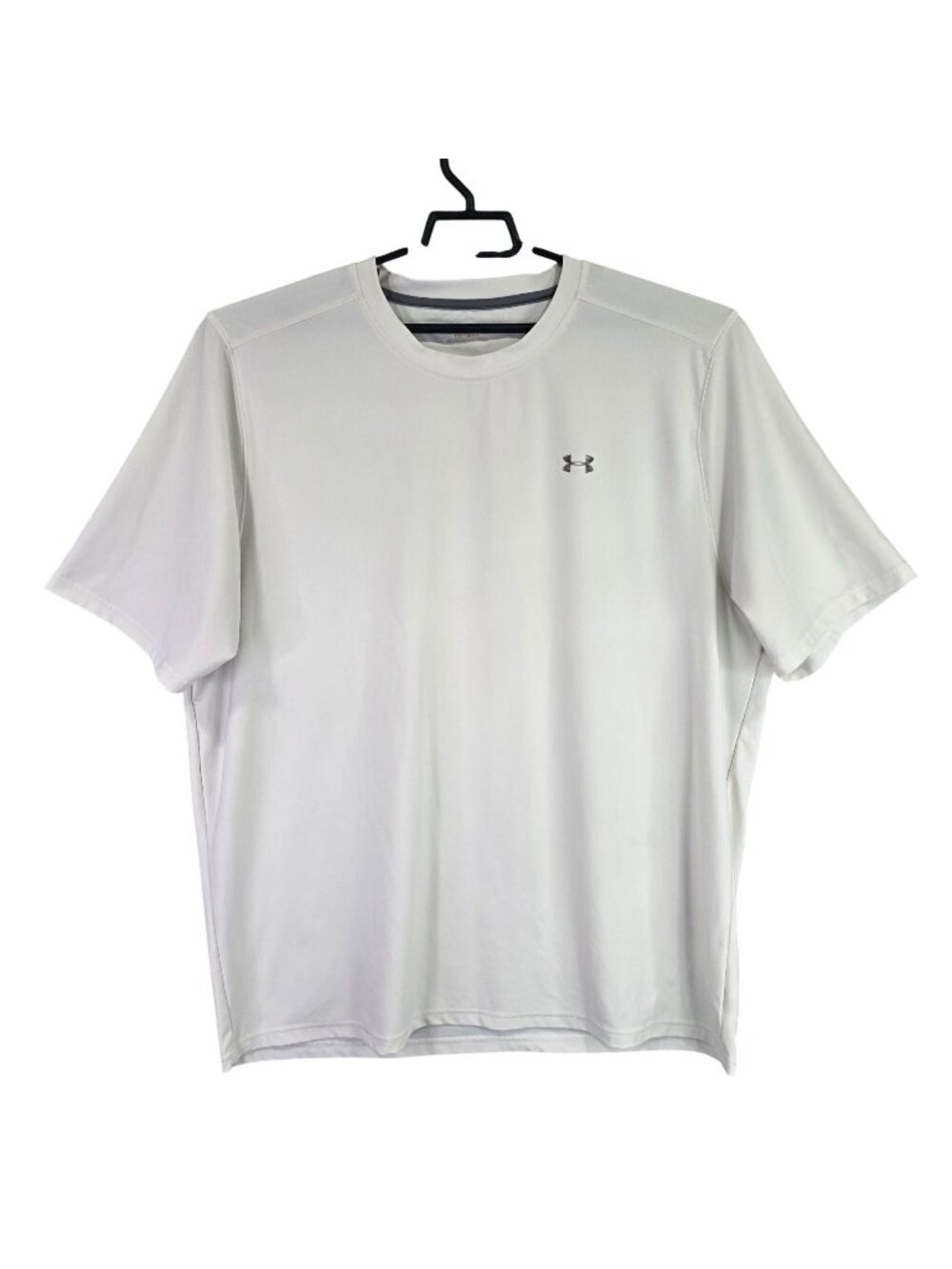 Mens Under Armour White Heat Gear T Shirt Short Sleeve Polyester Stretch XXL